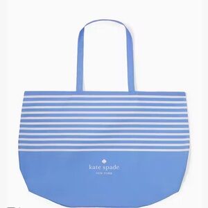 Kate Spade NEW YORK Basket Stripe Canvas Tote
